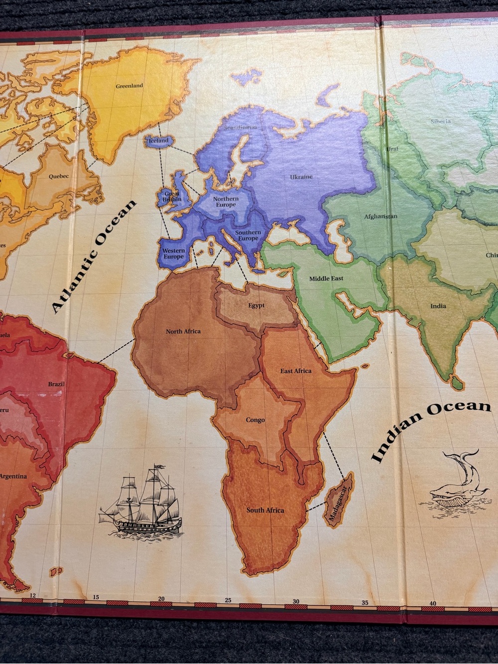Parker Brothers Risk Board Game the World Conquest Vintage 1993 Edition - Picture 7 of 12